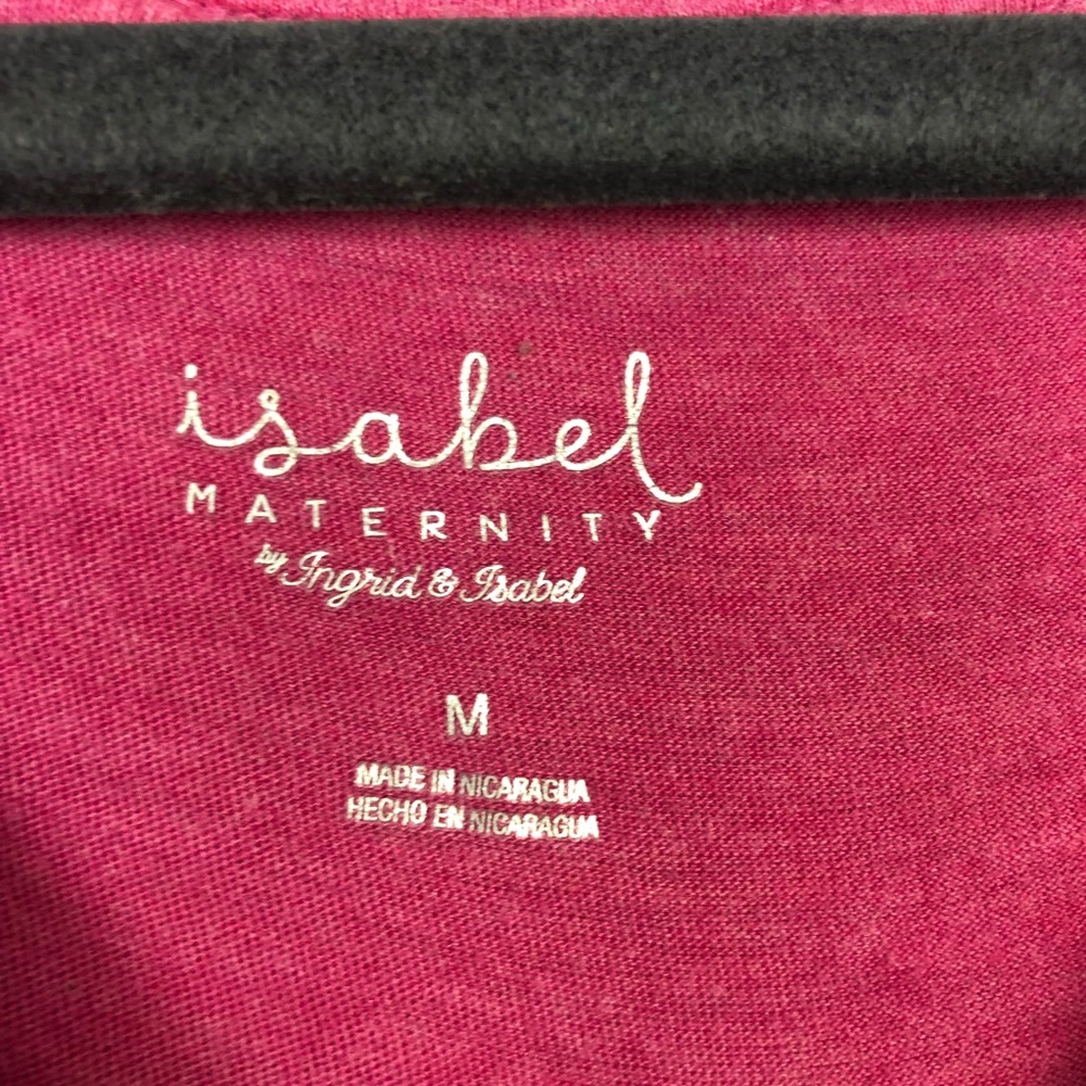 Isabel Maternity Pink Tee - Picture 4 of 7